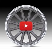 US Mags Rambler 6 UC145AD Matte Gunmetal Custom Wheels 4